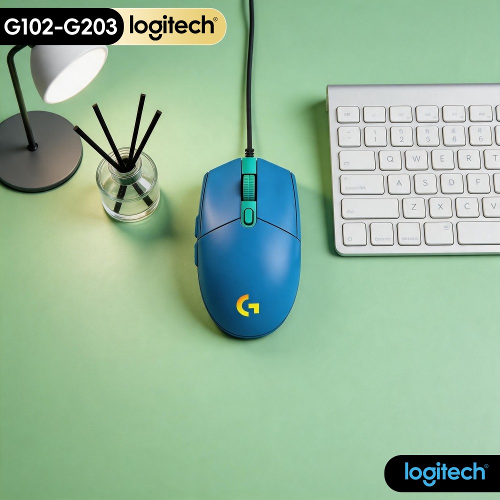 Logitech Mouse G203 - Mouse Logitech G203 G102, Lightsync RGB