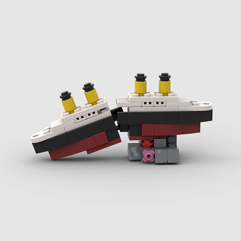 Tech Diving Accessories - Mini RMS Titanic Sank Ship Modelo