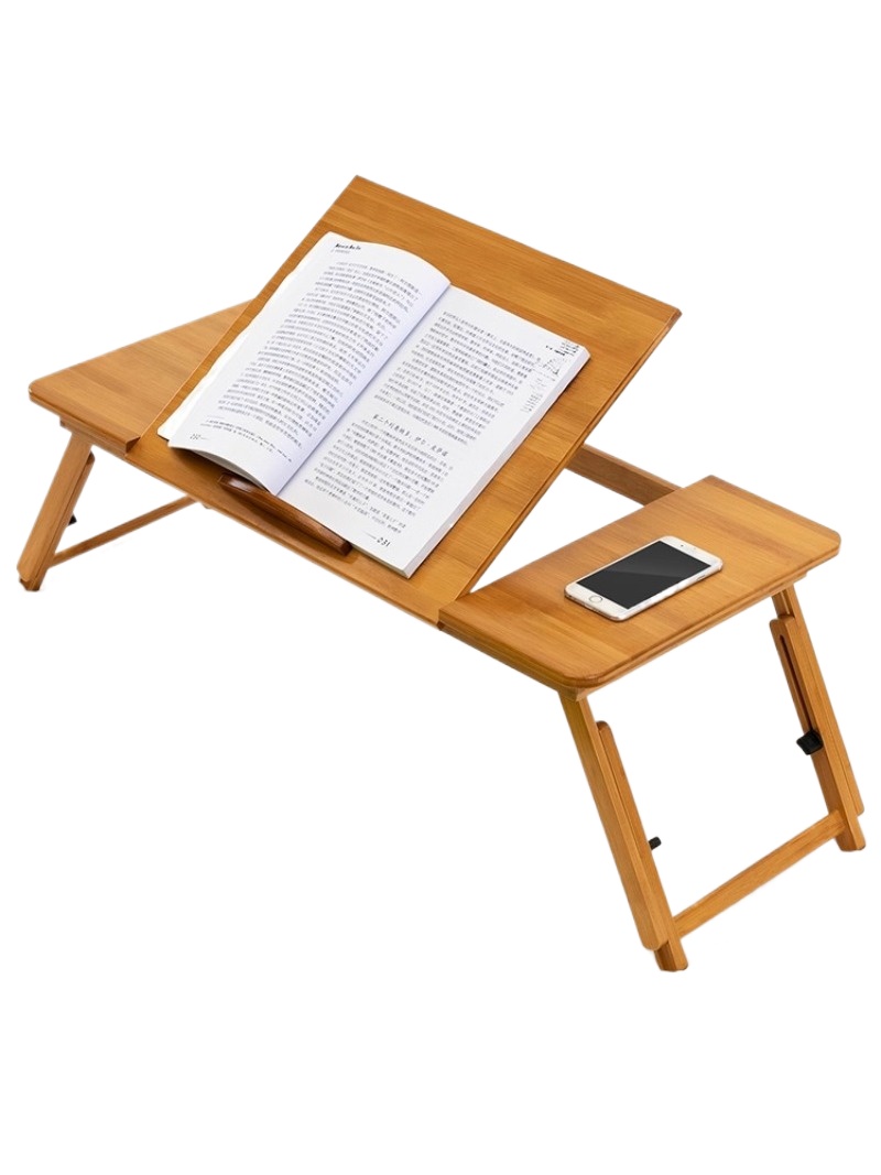 Laptop Stand Bamboo - Suporte ajustável para laptop de bambu,