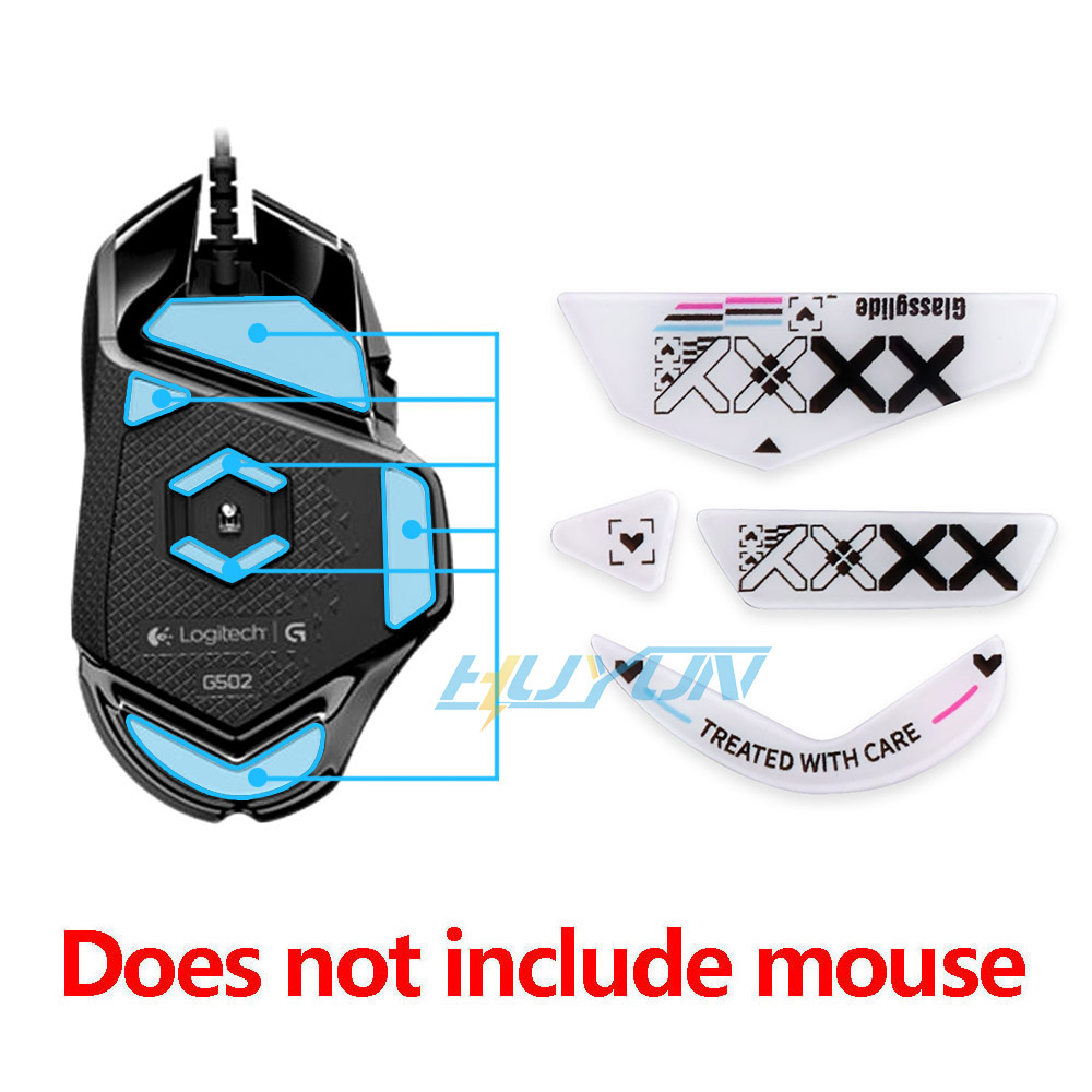 Logitech Mouse G502 - As almofadas para os pés de
