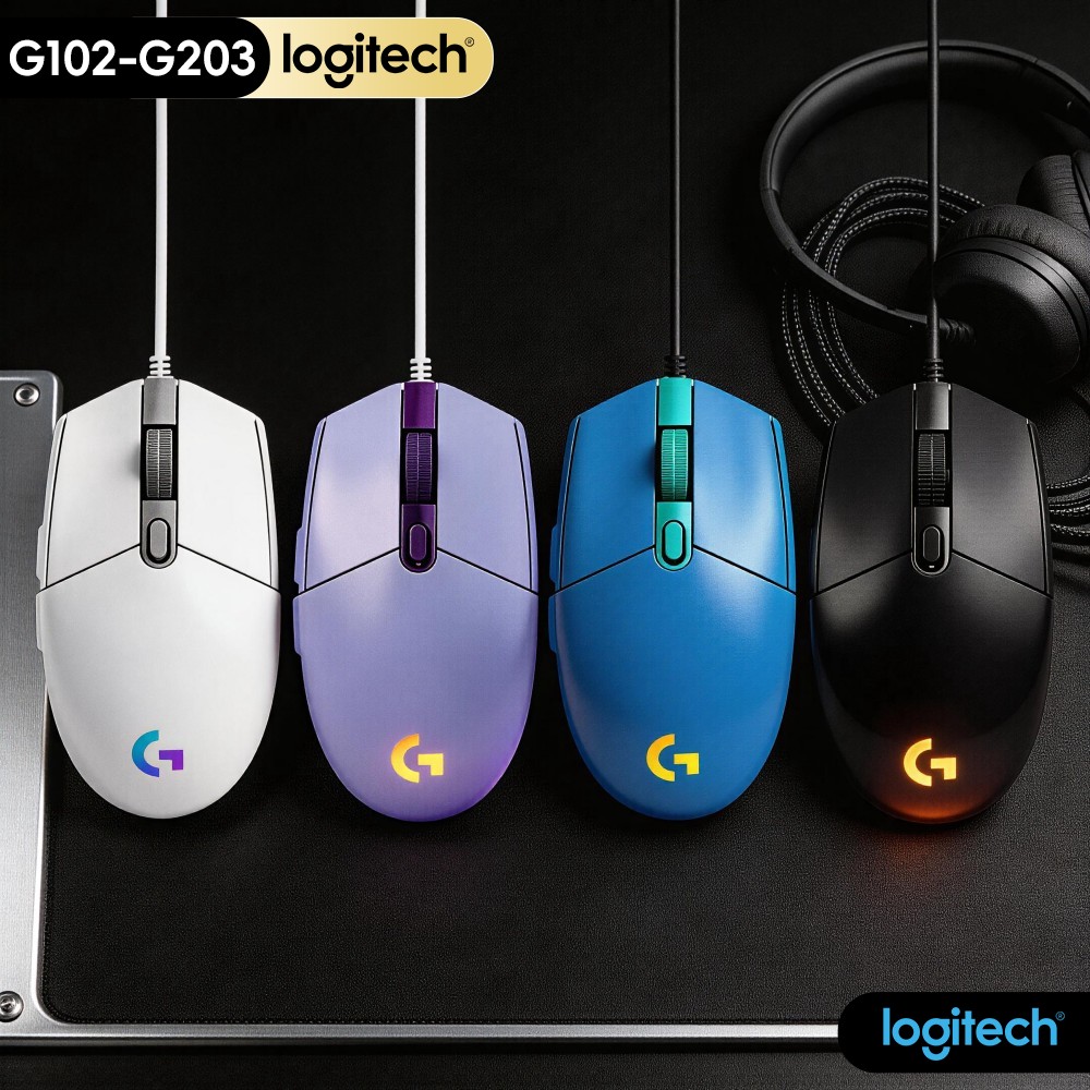 Mouse Logitech G203 G102, Ligh - Logitech Mouse G203 avaliação e preço