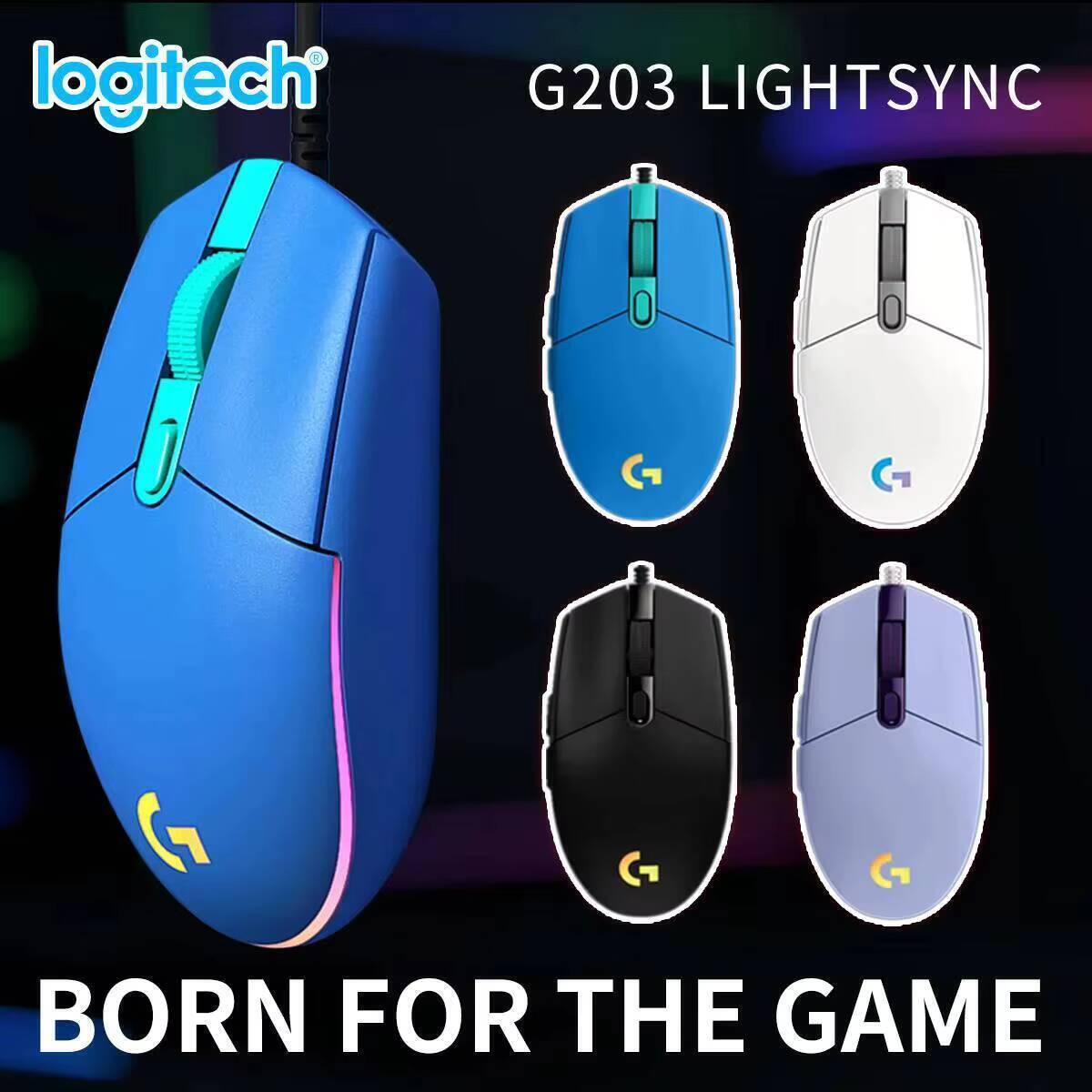 Mouse Gamer Logitech G203 Prod - Logitech Mouse G203 avaliação e preço