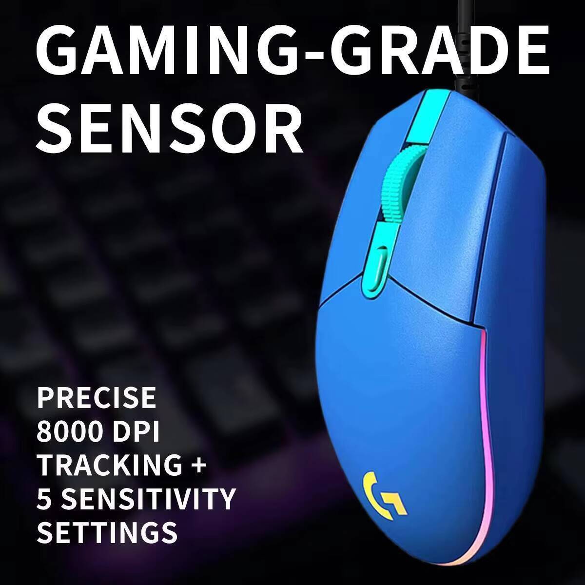Mouse Gamer Logitech G203 Prod - Logitech Mouse G203 avaliação e preço