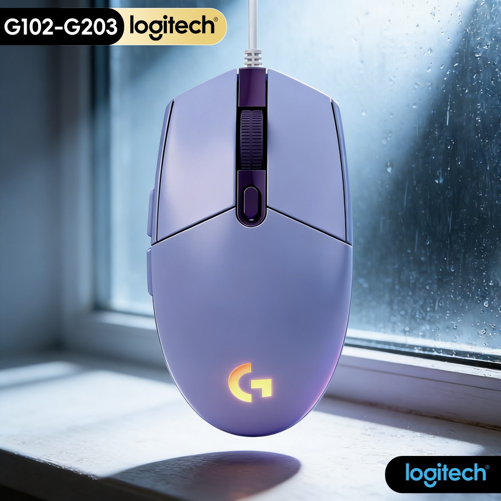 Mouse Gamer Logitech G203 RGB, - Logitech Mouse G203 avaliação e preço