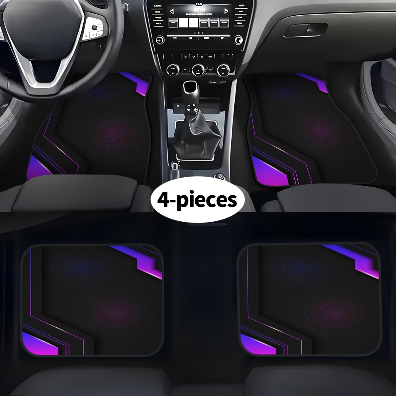 4 peças de Tapetes de Carro co - Tech Accessories Luxury avaliação e preço