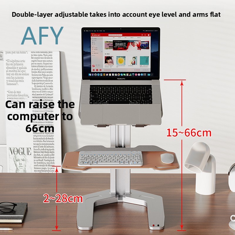 Conversor de Mesa Elétrica Aju - Laptop Stand Bamboo avaliação e preço