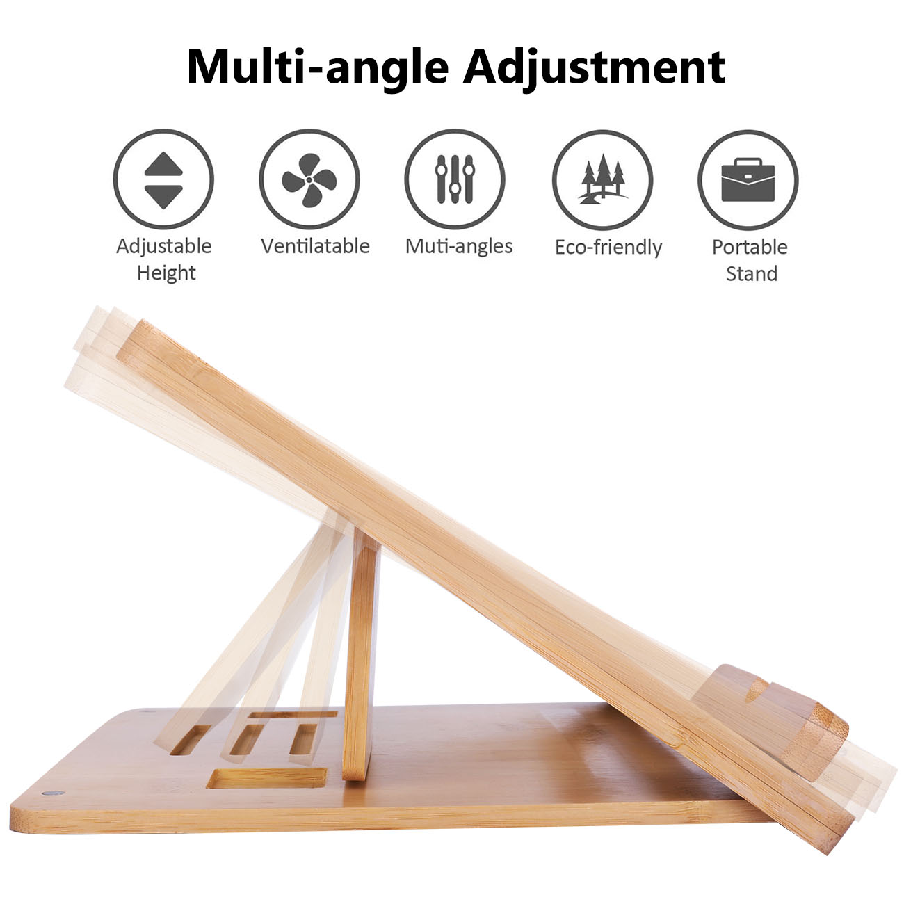 Bambu ajustável dobrável Lapto - Laptop Stand Bamboo avaliação e preço